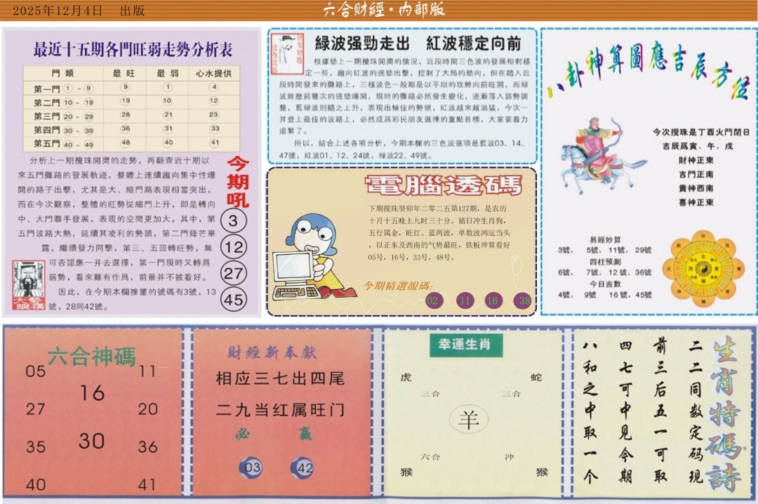 六合彩127期六合财经B