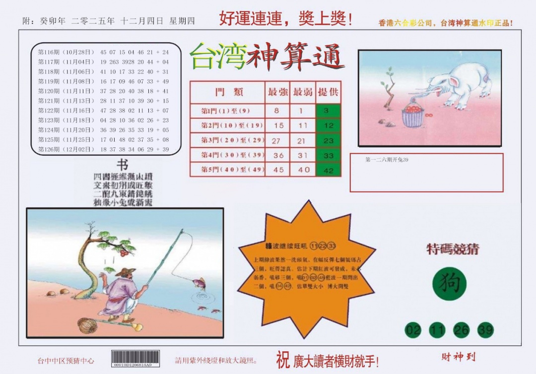 六合彩127期4-台湾神算
