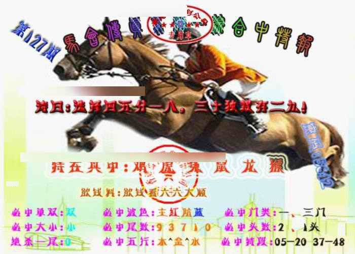 六合彩127期马会传真-综合报
