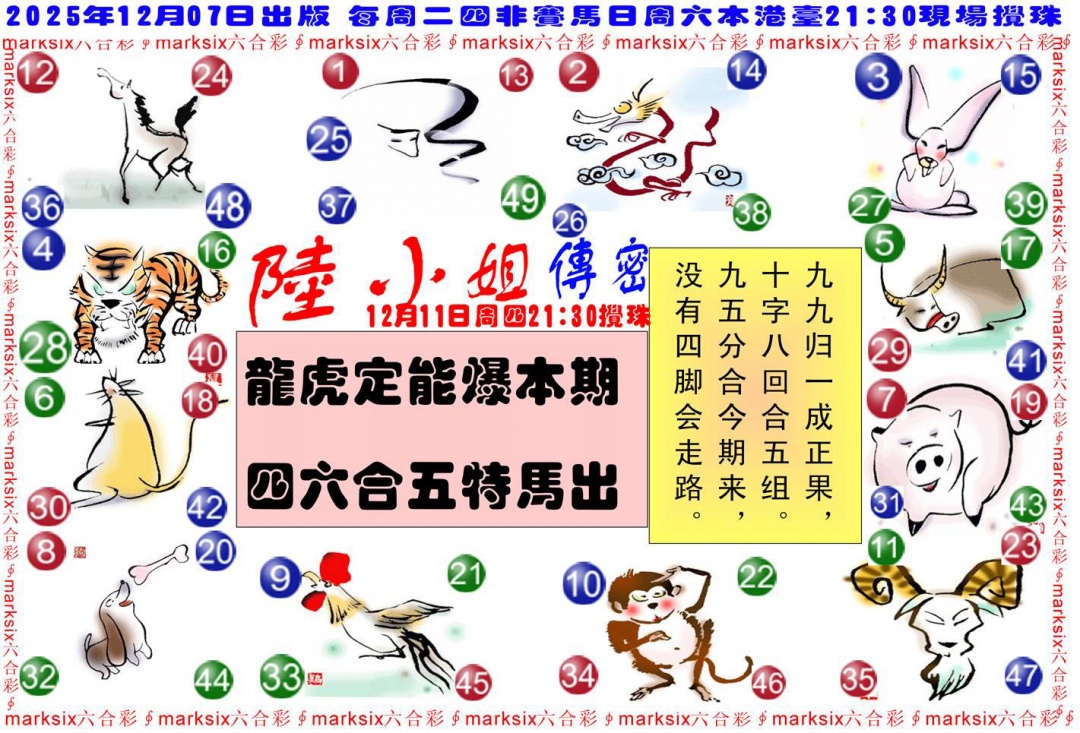 六合彩128期陆小姐传密B