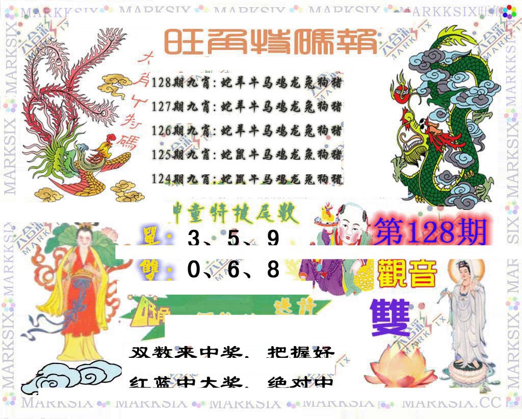 六合彩128期旺角特码报