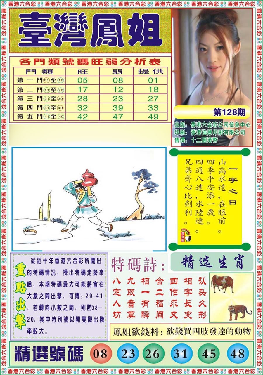 六合彩128期台湾凤姐