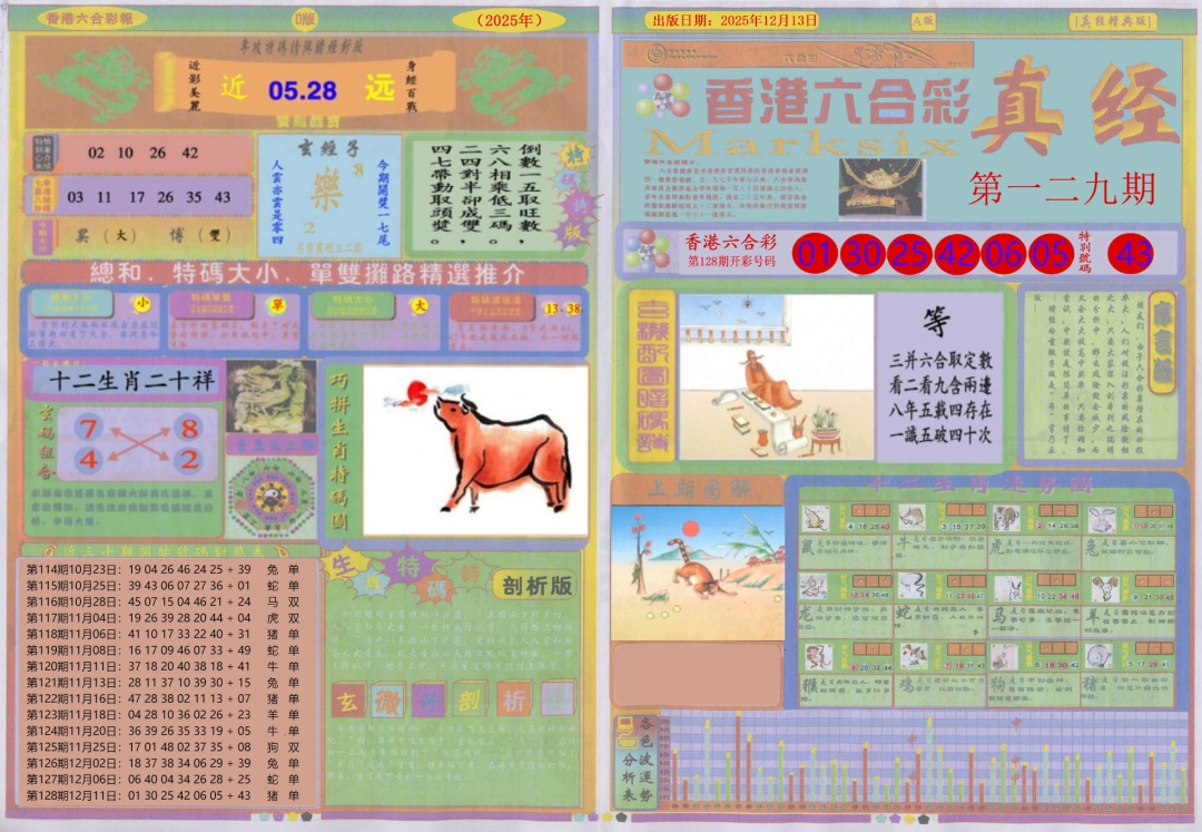 六合彩129期真经A