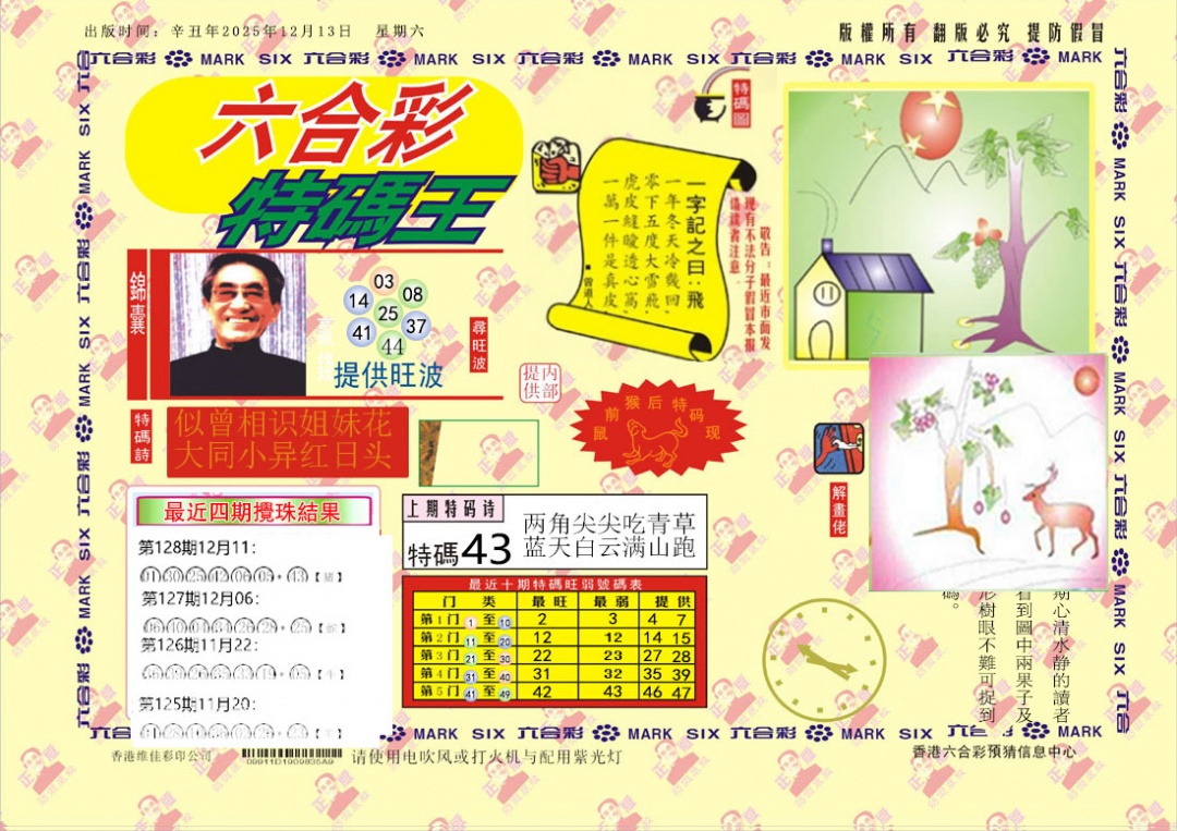 六合彩129期特码王