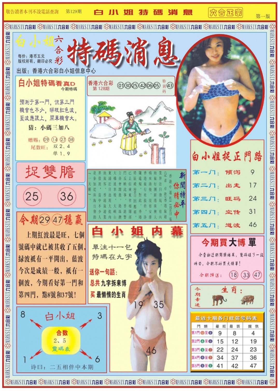 六合彩130期白小姐特码消息A