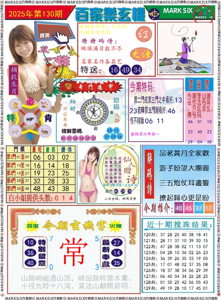 六合彩130期百家乐玄机 记录