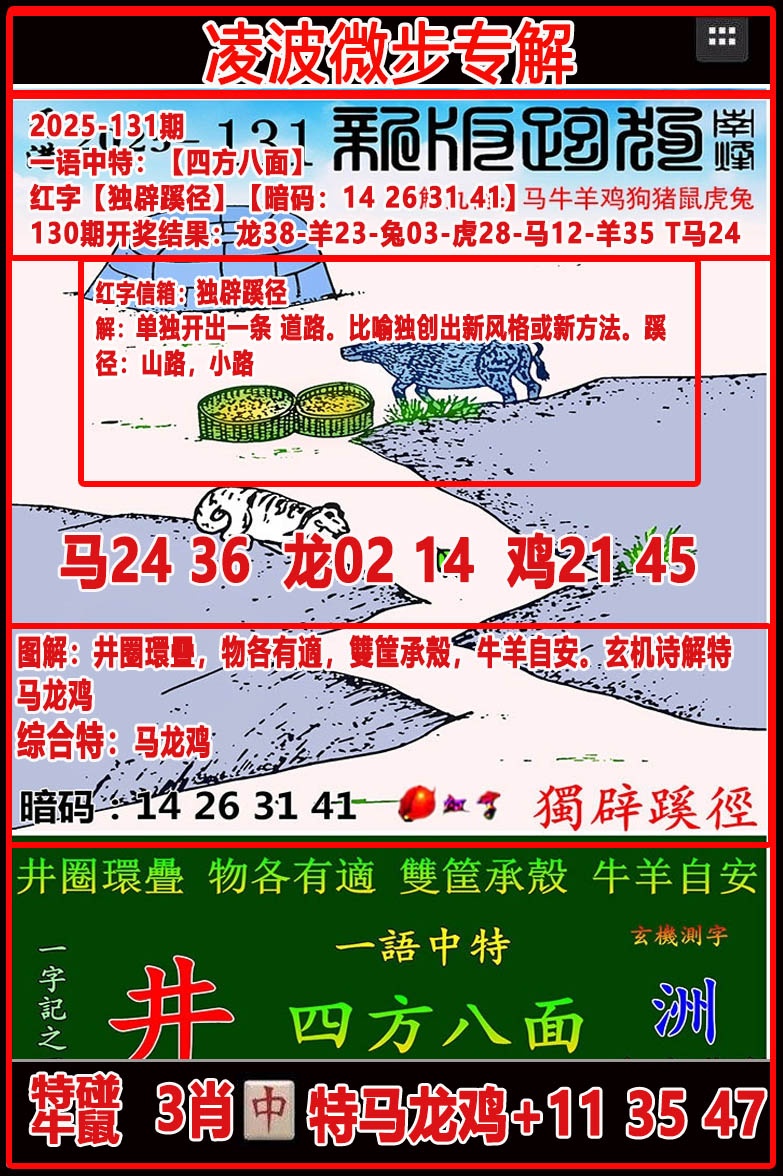 六合彩131期凌波微步专解跑狗