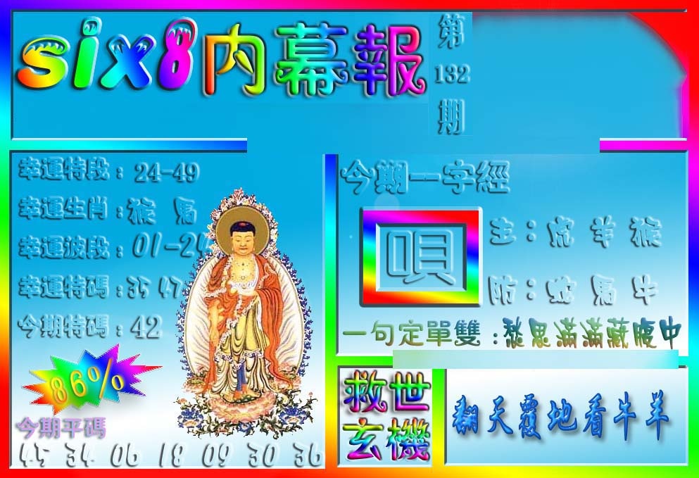 六合彩132期在线内幕报