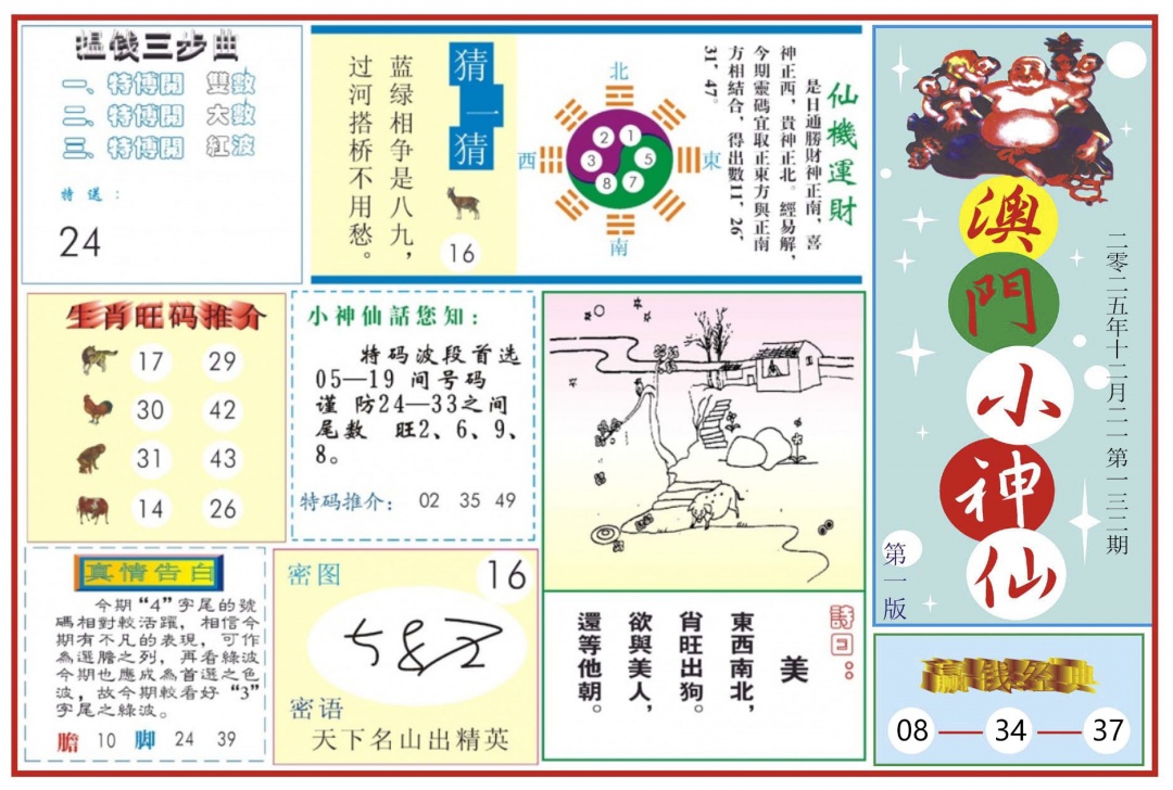 六合彩132期澳门小神仙-1