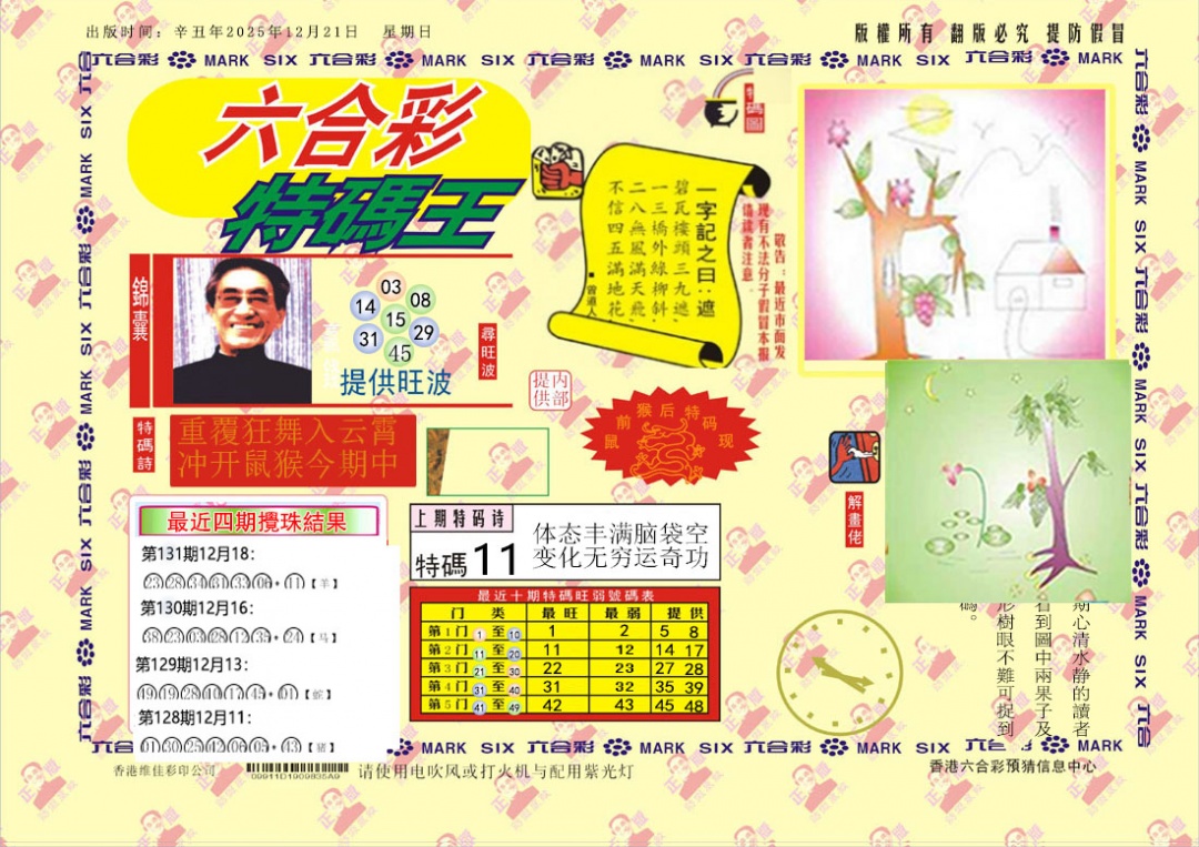 六合彩132期特码王