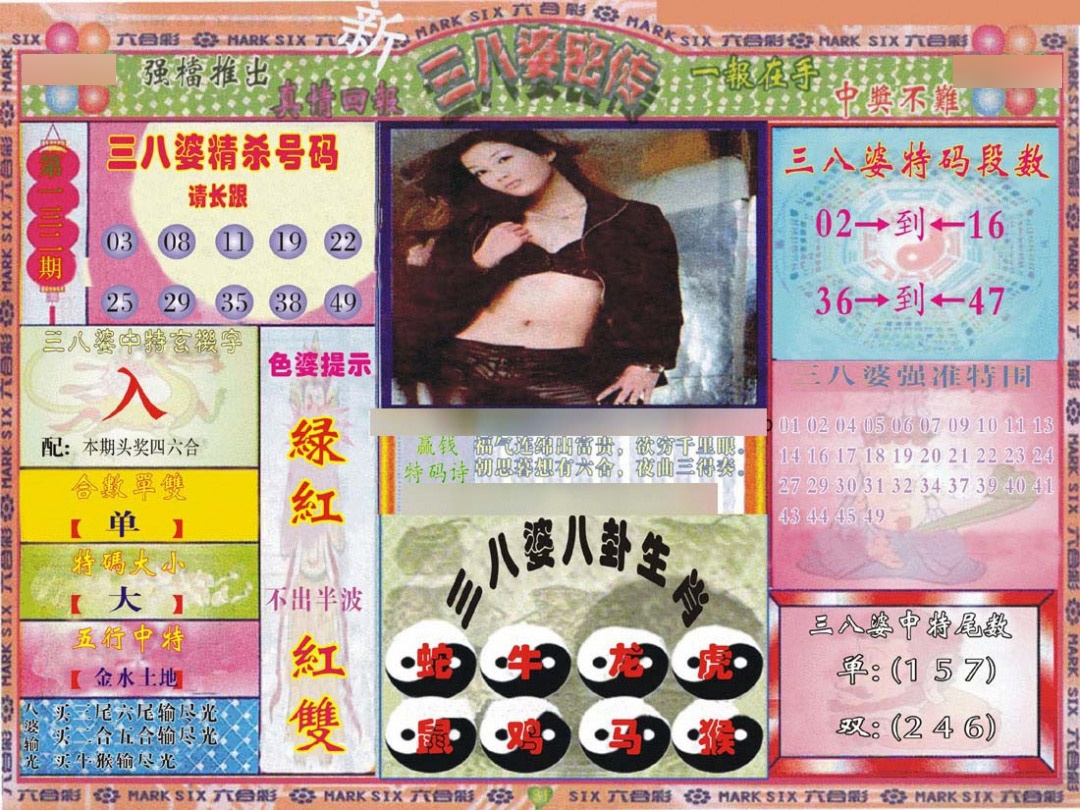 六合彩132期三八婆密报