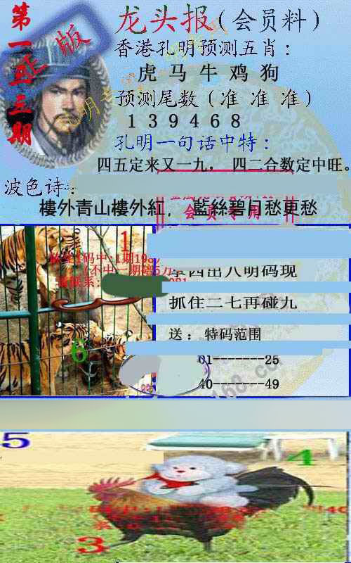 六合彩133期龙头报