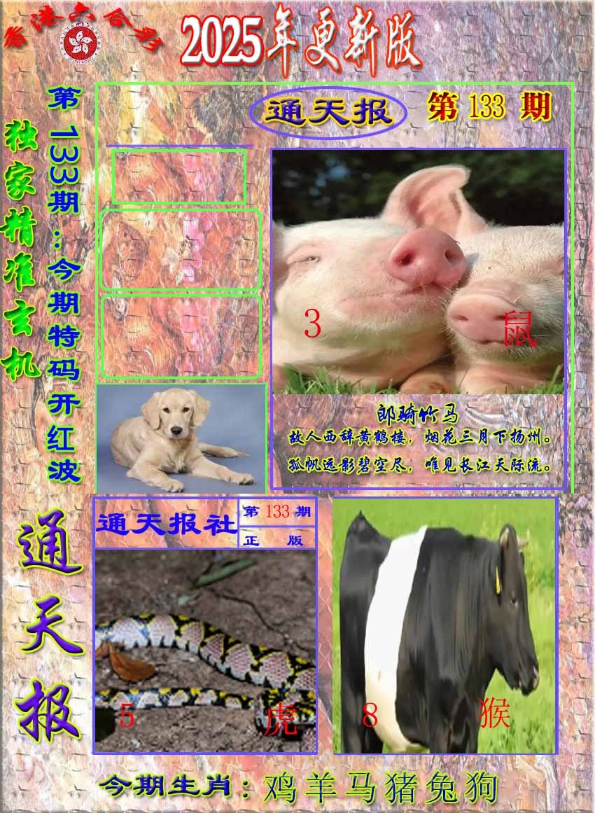 六合彩133期新通报