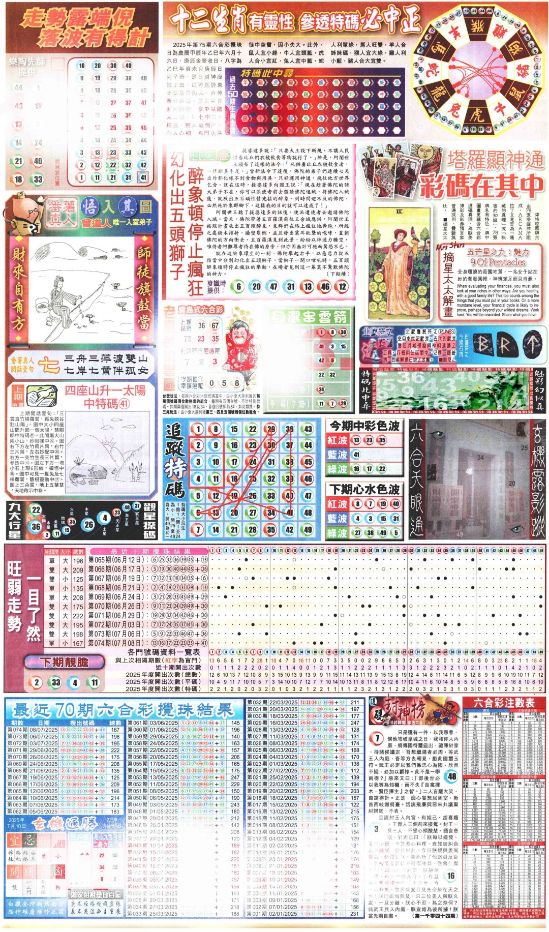 六合彩075期新报玄机(港版)C