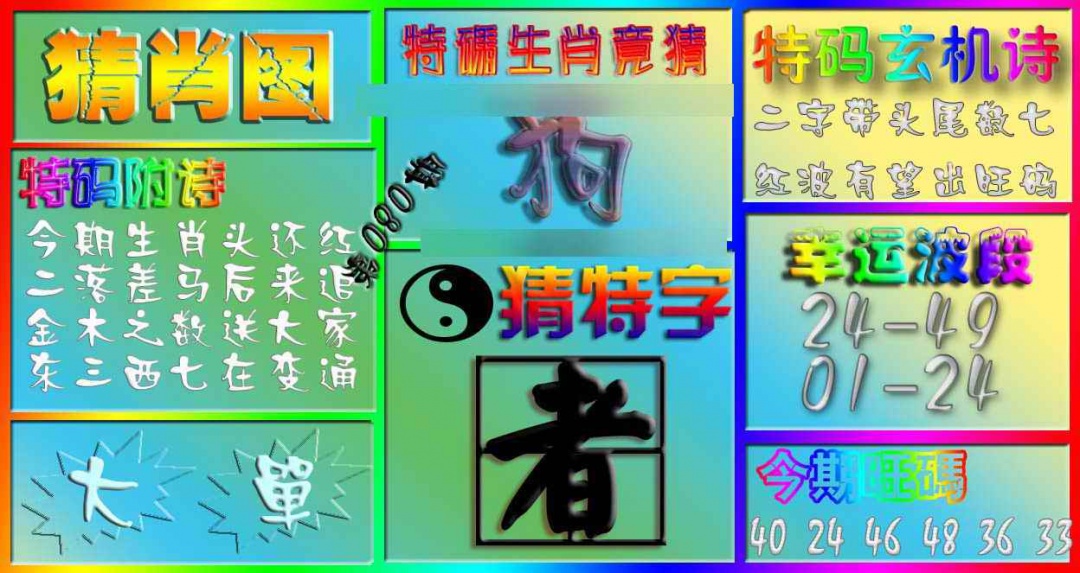 六合彩080期香港赛马会猜肖图