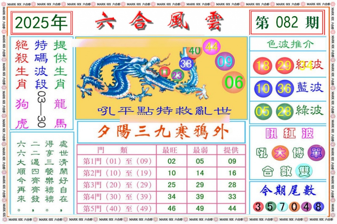 六合彩082期六合风云