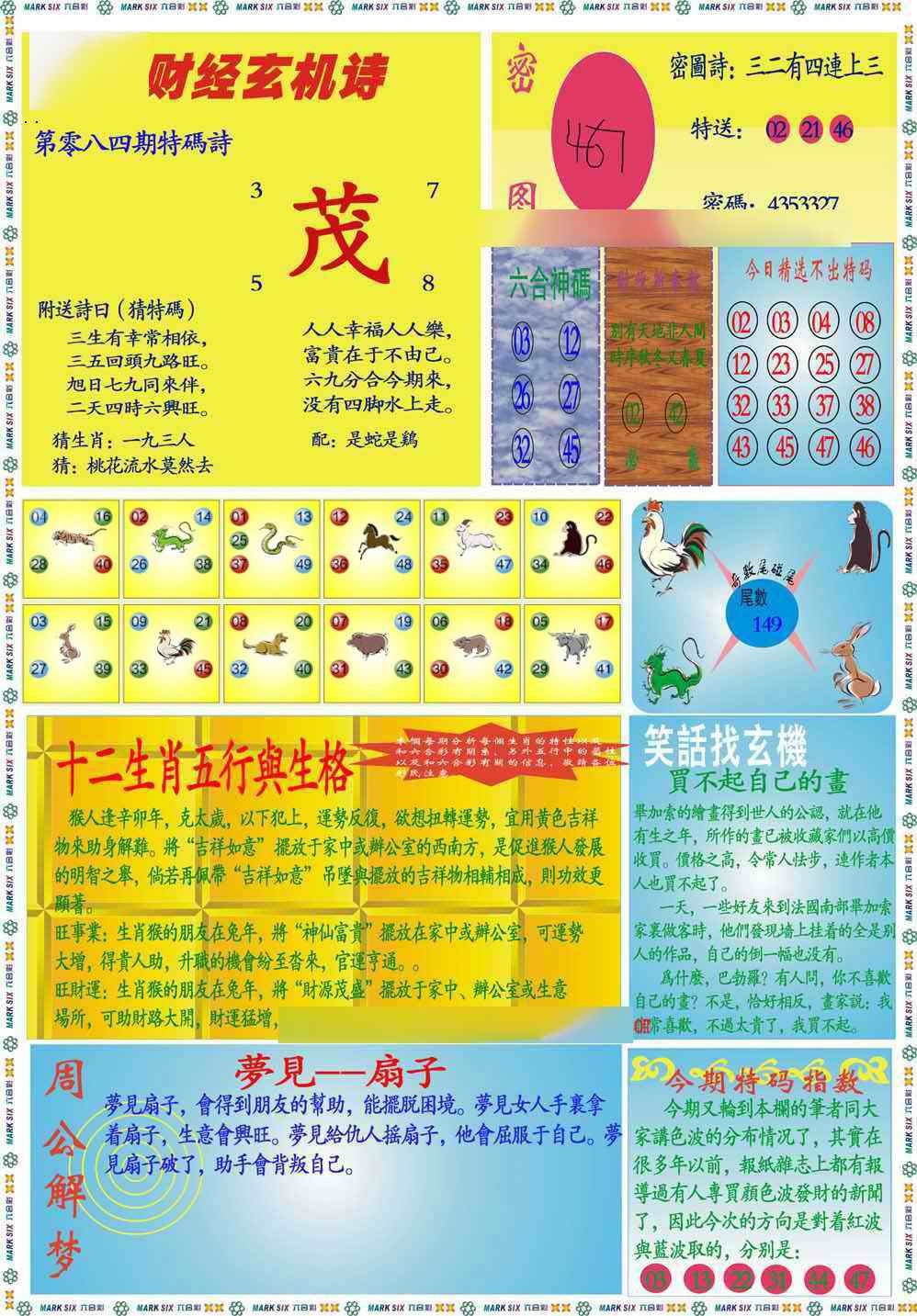 六合彩084期马经财经B(新图推荐)