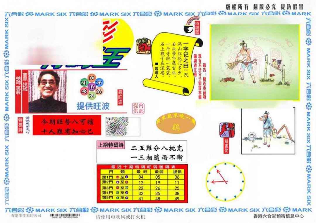 六合彩084期特码王(信封)