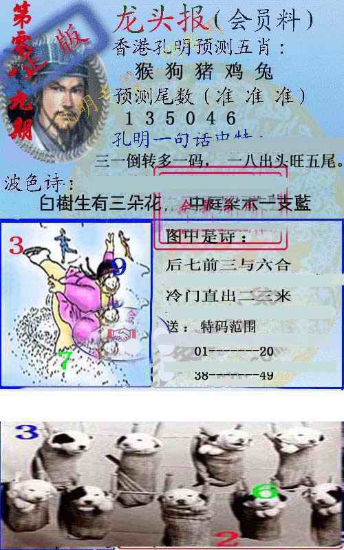 六合彩089期龙头报