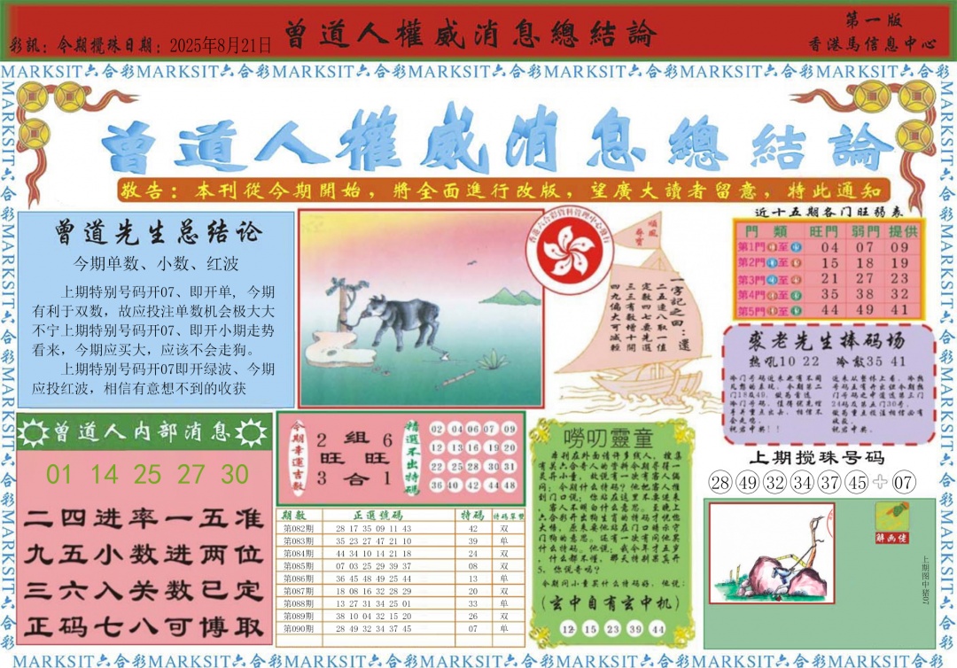 六合彩091期曾道人权威消息A