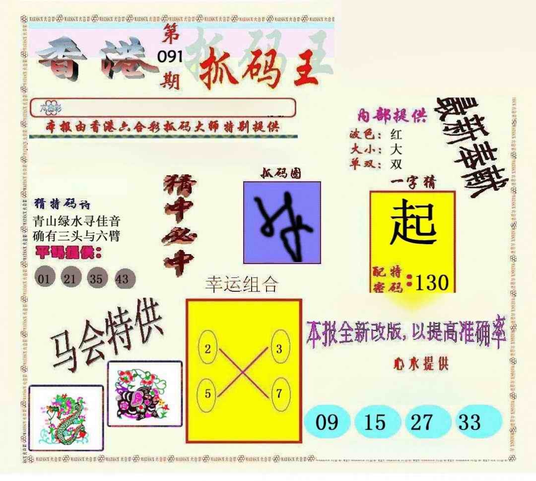 六合彩091期新抓码王