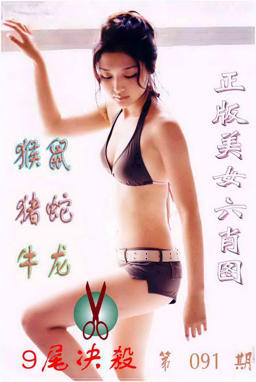 六合彩091期美女六肖图B