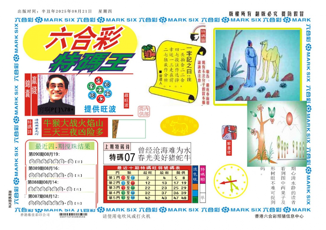 六合彩091期新特码王