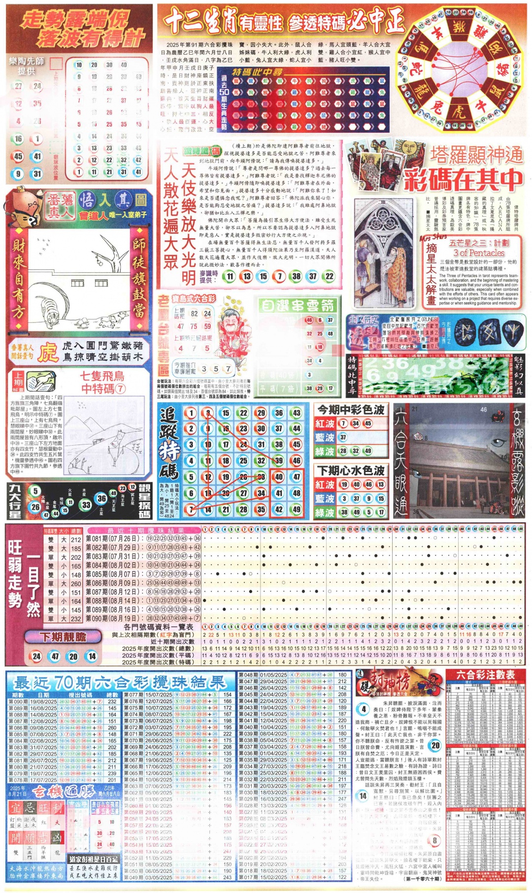 六合彩091期新报玄机(港版)C