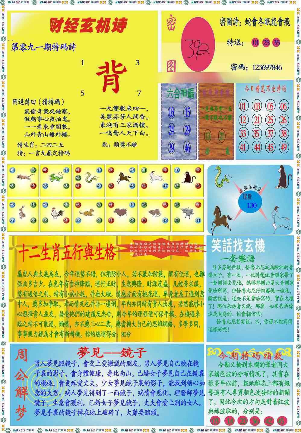 六合彩091期马经财经B(新图推荐)
