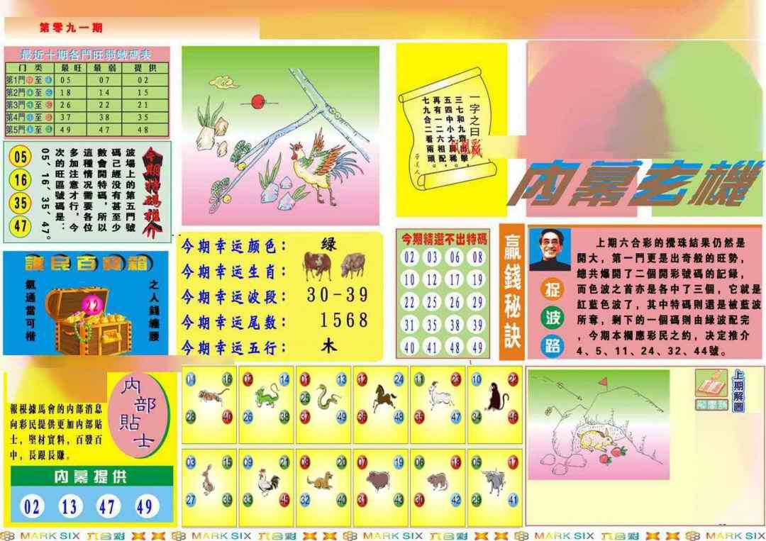 六合彩091期马经内幕A(新图推荐)