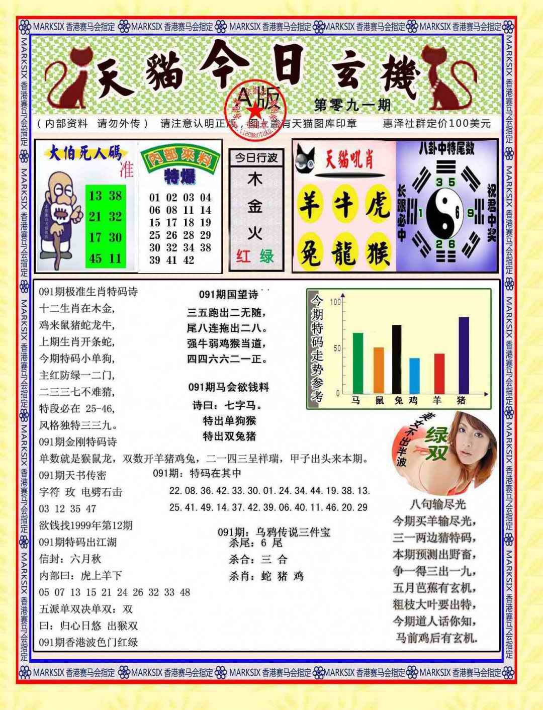 六合彩091期今日玄机图A