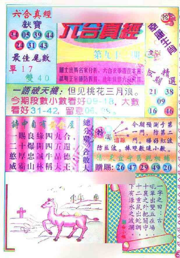 六合彩091期六合真经