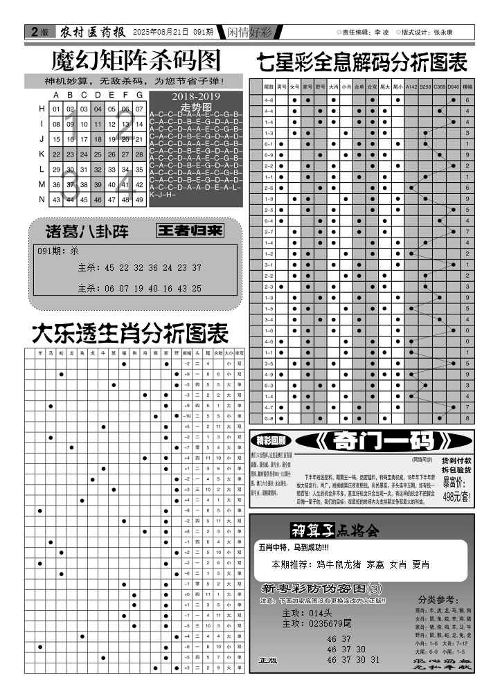 六合彩091期新粤彩(闲情好彩E)