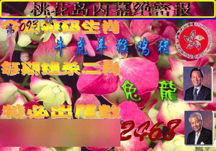 六合彩093期桃花岛内幕报