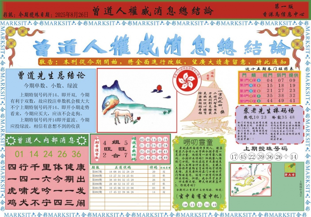 六合彩093期曾道人权威消息A