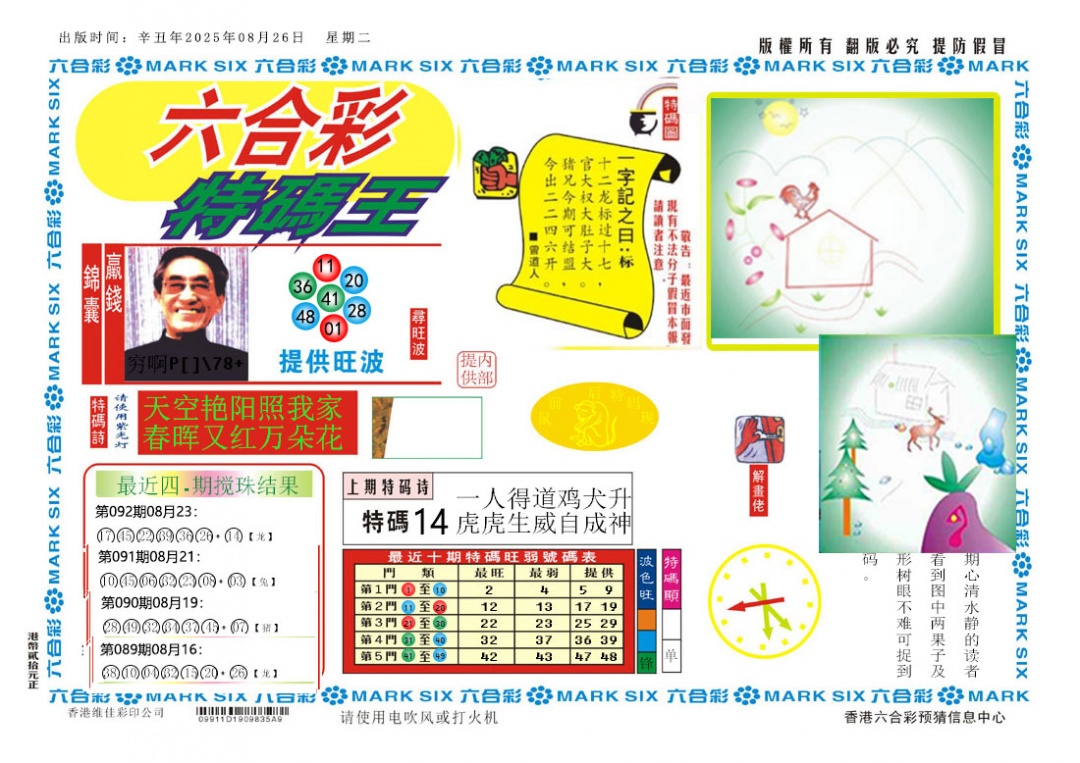 六合彩093期新特码王