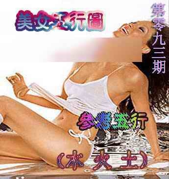 六合彩093期美女五行图