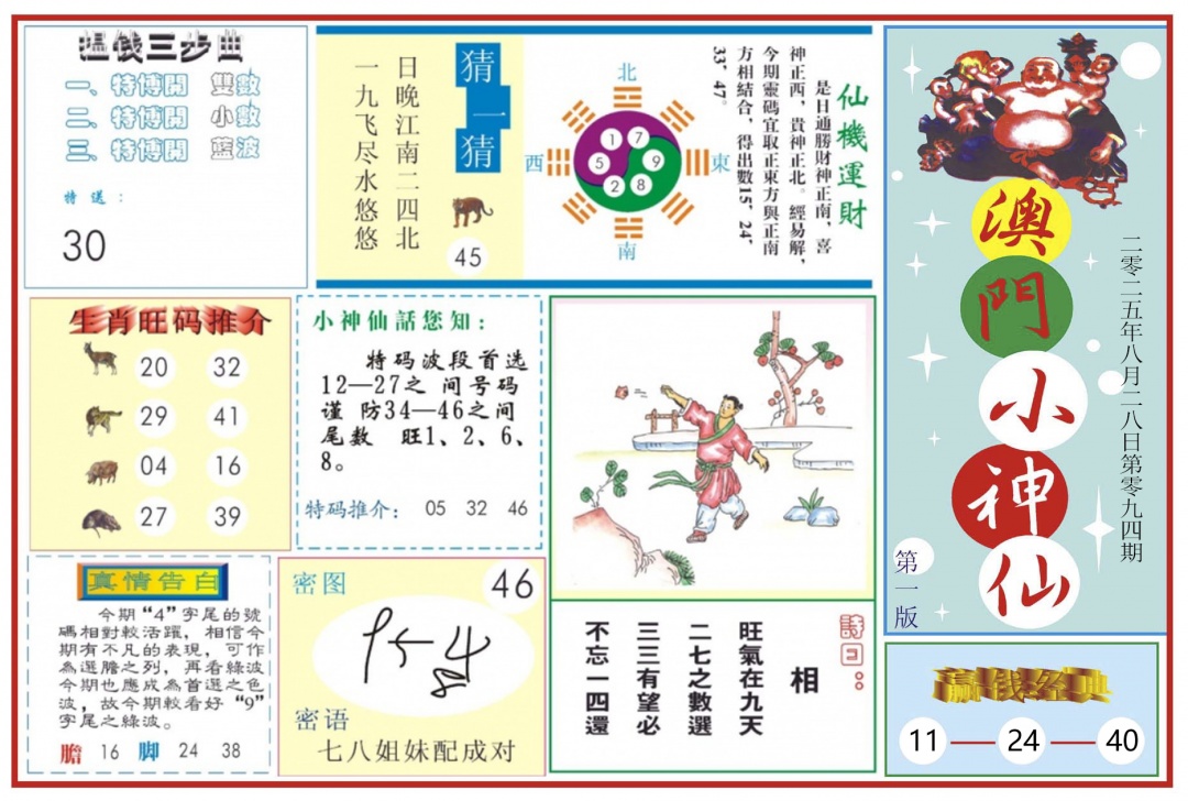 六合彩094期澳门小神仙-1