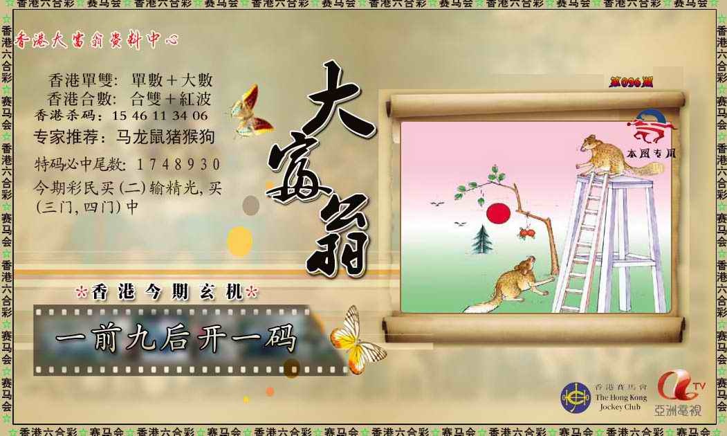 六合彩096期新大富翁