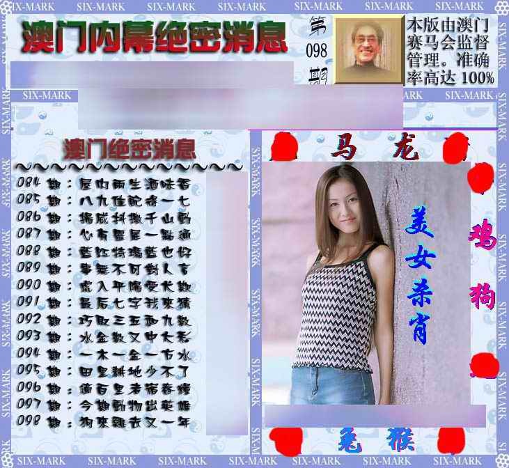 六合彩098期澳门内幕消息