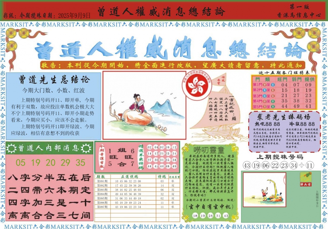 六合彩098期曾道人权威消息A
