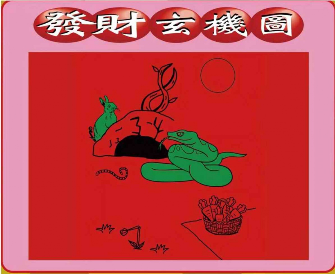 六合彩098期创富发财图
